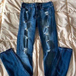 Ripped Hollister jeans